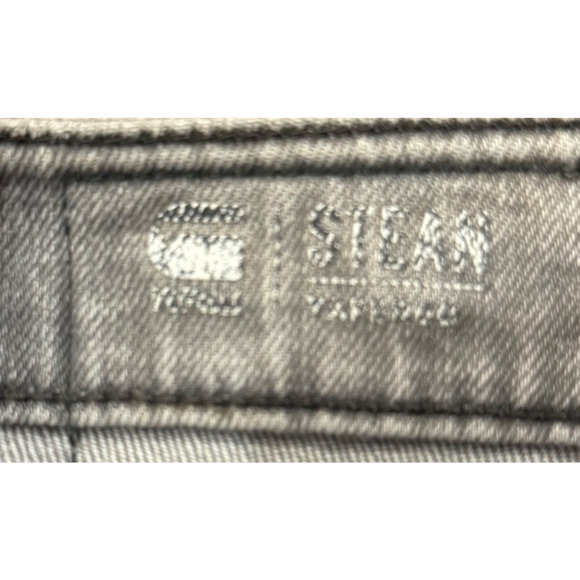 G Star Raw Jeans Mens Stean Tapered Leg Gray JNCO Style Stretch Size 32 x 31 - Picture 9 of 13